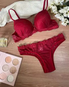 CJ RENDADO C BOJO - Código 157-58