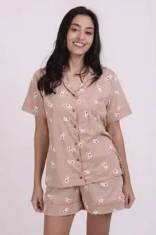 PIJAMA AMERICANO CURTO - Código 610-35